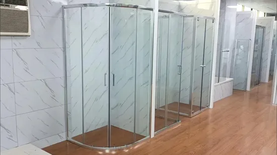 Square Sliding Glass Shower Room